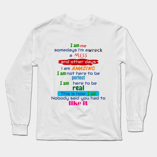 I am Long Sleeve T-Shirt by alialbadr